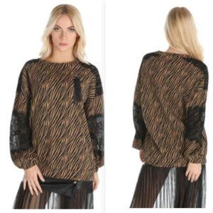 NWT Oversize Animal Print Sweatshirt